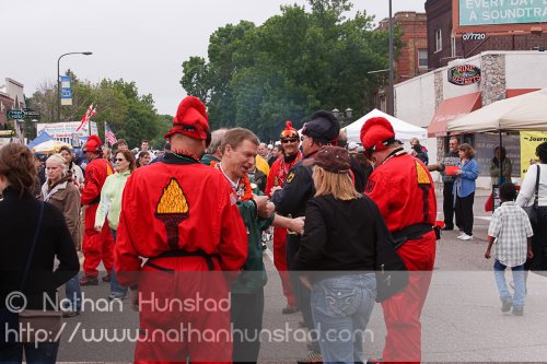 The Saint Paul Winter Carnival Vulcans at Grand Old Day on 7 June 2009